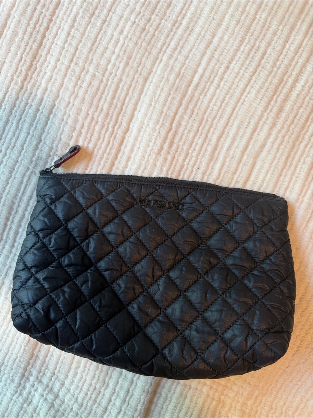 MZ Wallace Zoey Quilted Nylon Cosmetics Case
